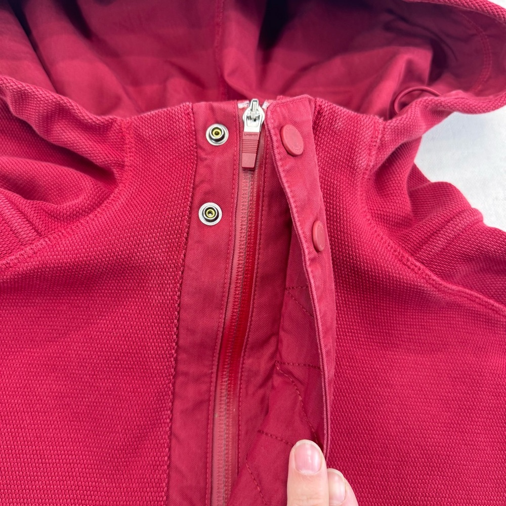 Vintage Lacoste Wine Hoodie Jumper Men’s 4XL big front pocket - Picture 6 of 13
